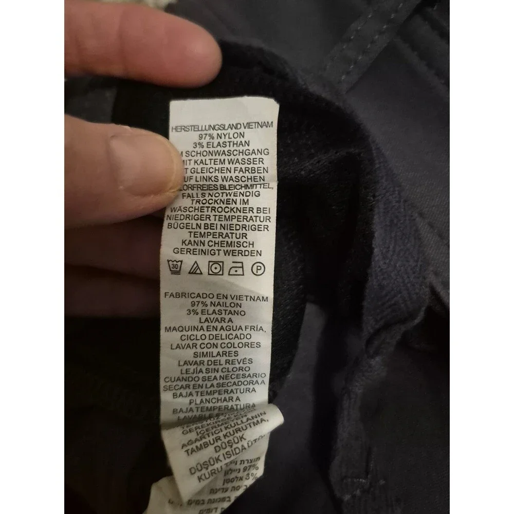 PrAna Pants Womens 4 Halle Gray Hiker Zip Stretch Nylon Straight Leg Zip Pockets